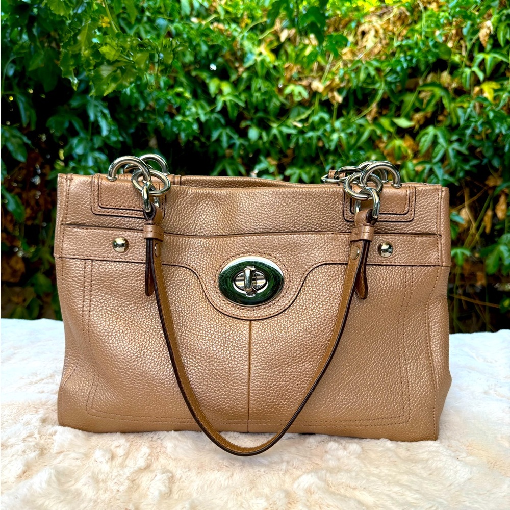 Coach Penelope turn lock tote.